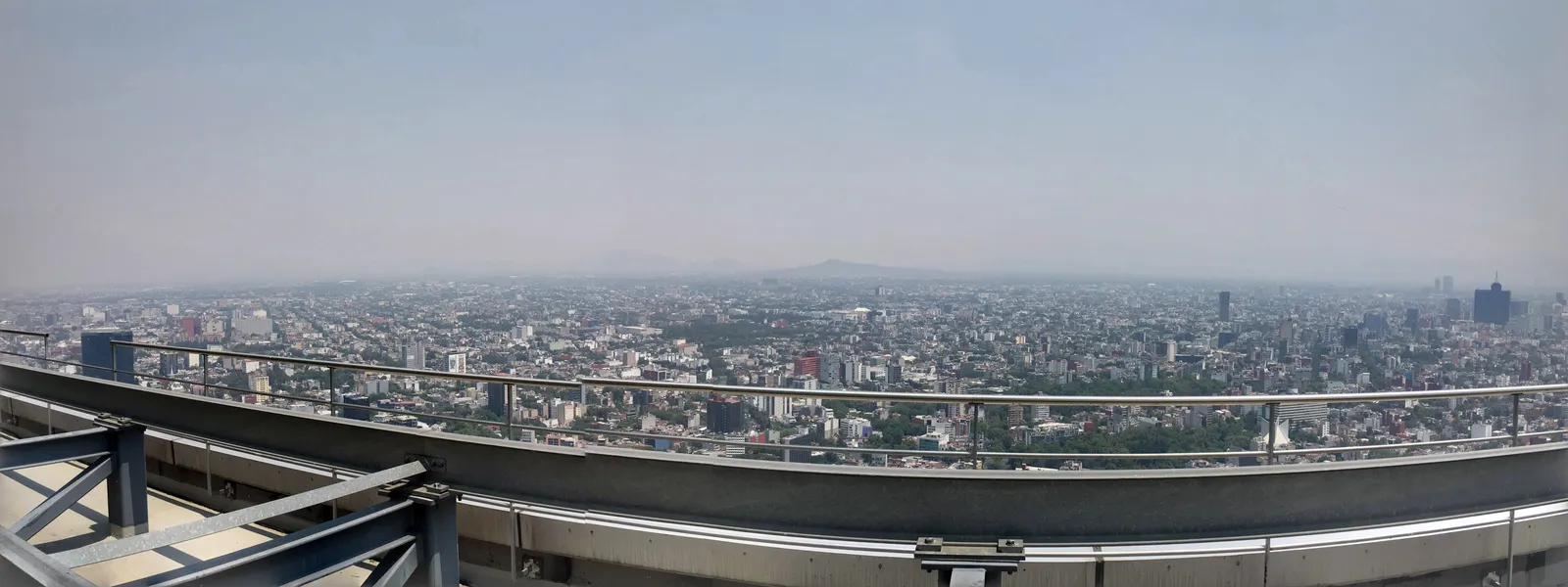 Vista panorámica desde la Torre Reforma BBVA