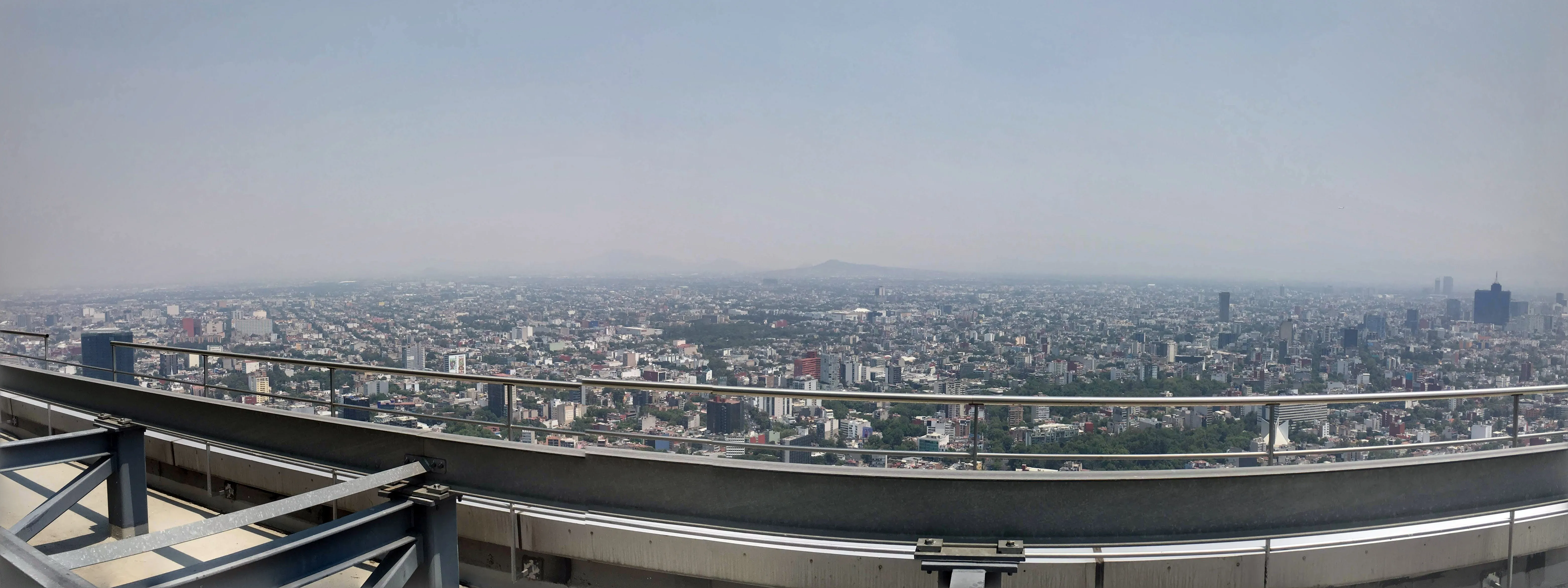 Vista panorámica desde la Torre Reforma BBVA